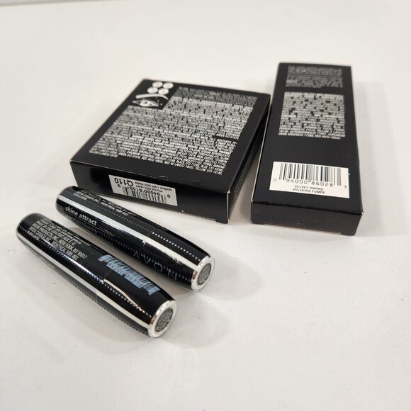 Avon True Color Eyeshadow Wrapped in Velvet Palette Shine Attract Lipstick NEW - Picture 5 of 6